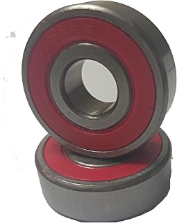 KUNWU 10 Pack 6302 RS Bearings 15mm x 42mm x 13mm Deep Groove Ball Bearing with Rubber Seal & High RPM Support