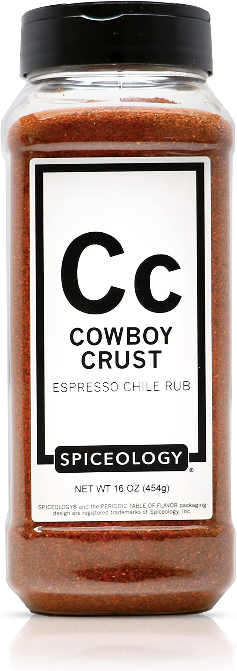 Spiceology – Cowboy Crust Espresso Chile Seasoning – Bold Coffee Spice Blend & Dry Rub for Beef Brisket, Pork Chops, Steak, Chicken Thighs & Ribs – Chef-Created, Freshly Ground – 16 oz