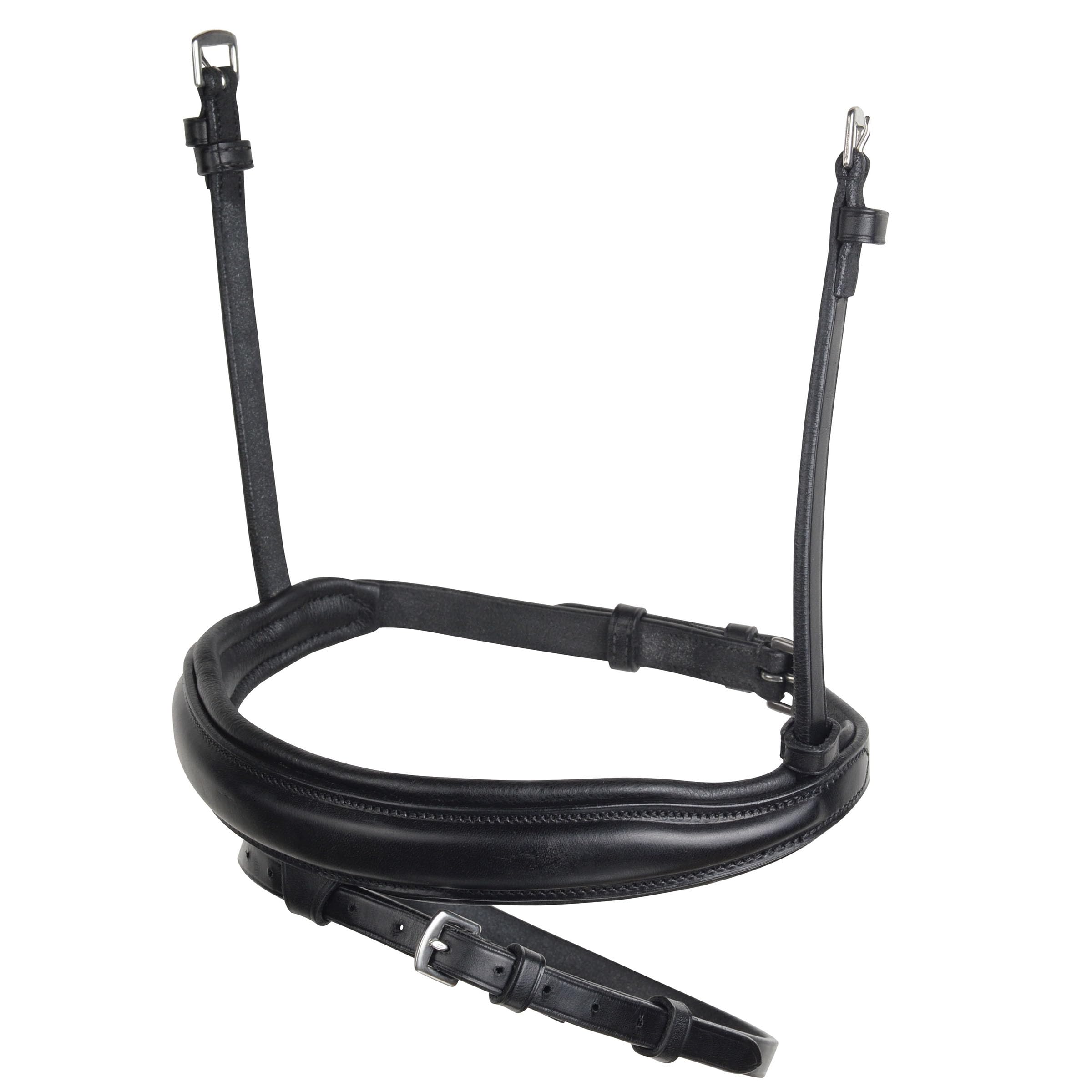 Collegiate Mono Crown Flash Noseband, Black, Cob