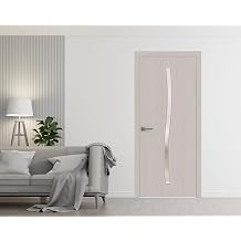 SARTODOORS Interior Slab Door Panel 24 x 80 inches | Basic 3002 Ash | Wood Veneer Doors | Pocket Closet Sliding Barn