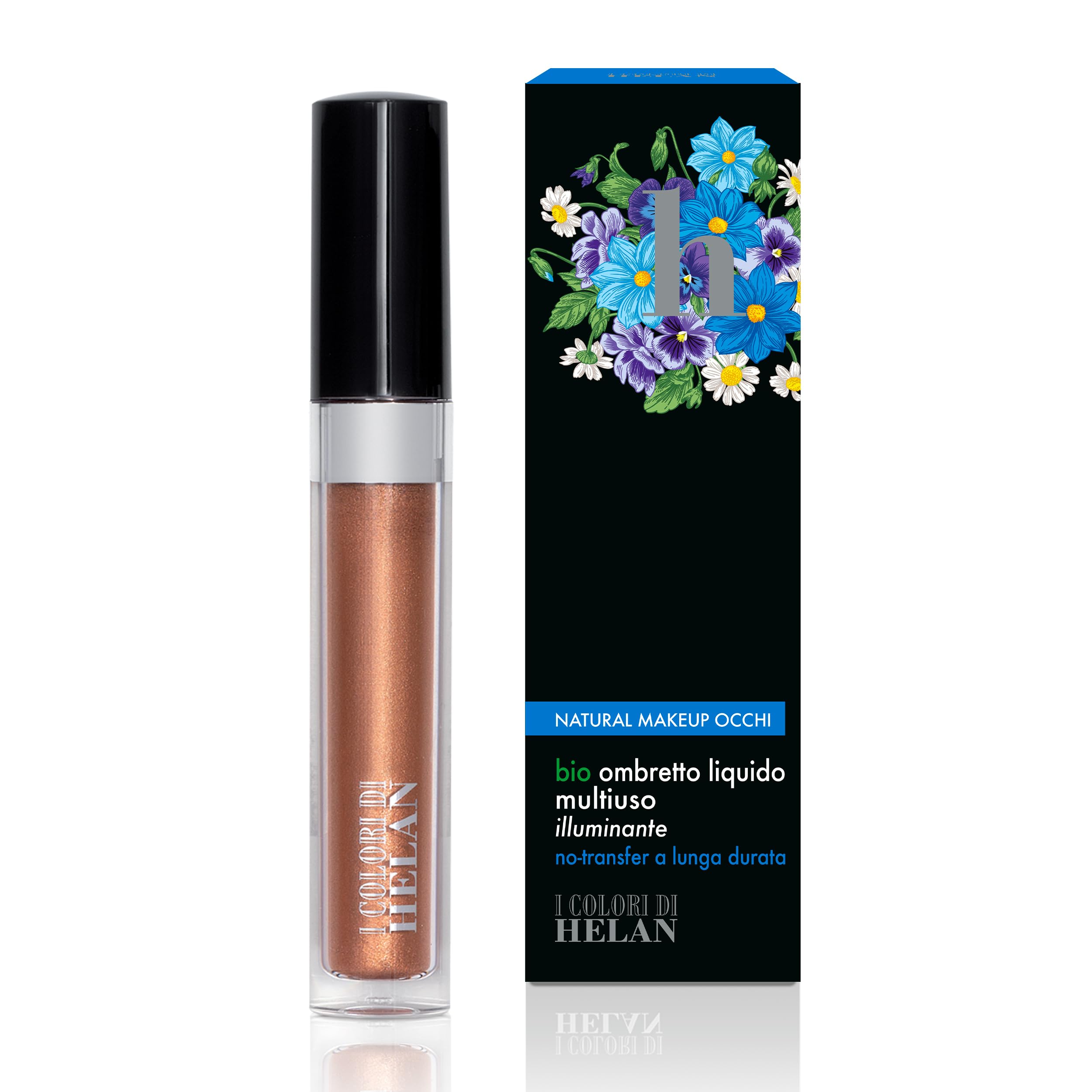 Helan Saturno I Colori Di – Mehrzweck-Lidschatten Mit Leuchtendem Effekt, Ideal Als Flüssiges Rouge, Gesichts-Make-Up-Erde Und Bronzer, Lang Anhaltendes Make-Up Ohne Abfärben, Lidschatten, 2,5 Ml