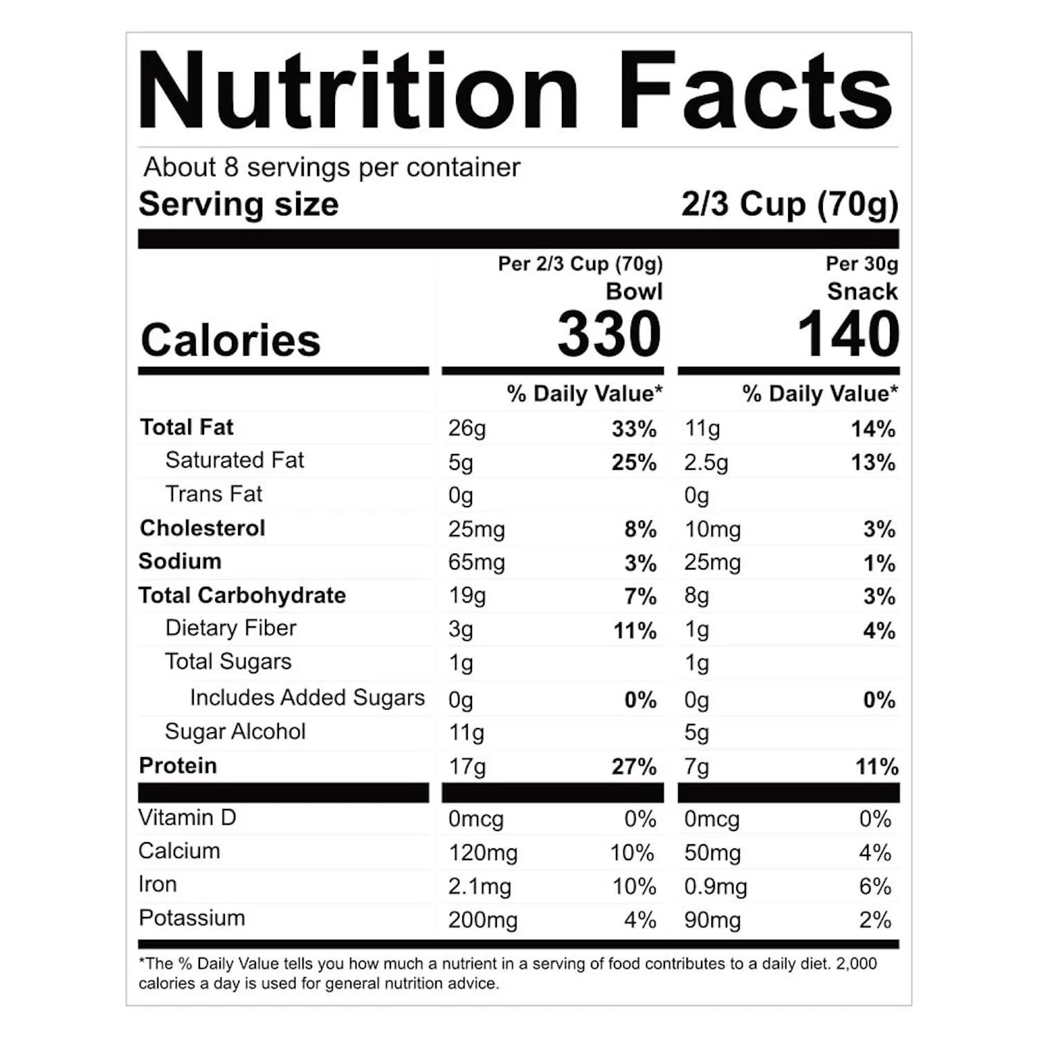 NuTrail Vanilla Almond Protein Granola, 20 Ounce