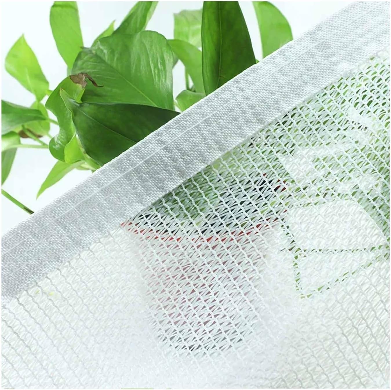 White Shade Netting 50% Sunblock Shade Cloth 3.3x6.6ft 6.6x10ft 10x10ft 10x13ft 10x20ft Uv-Resistant Greenhouse Plant Shading Net for Protection Plants Flowers Pet Kennels(3x5.0m/10x16.5ft)
