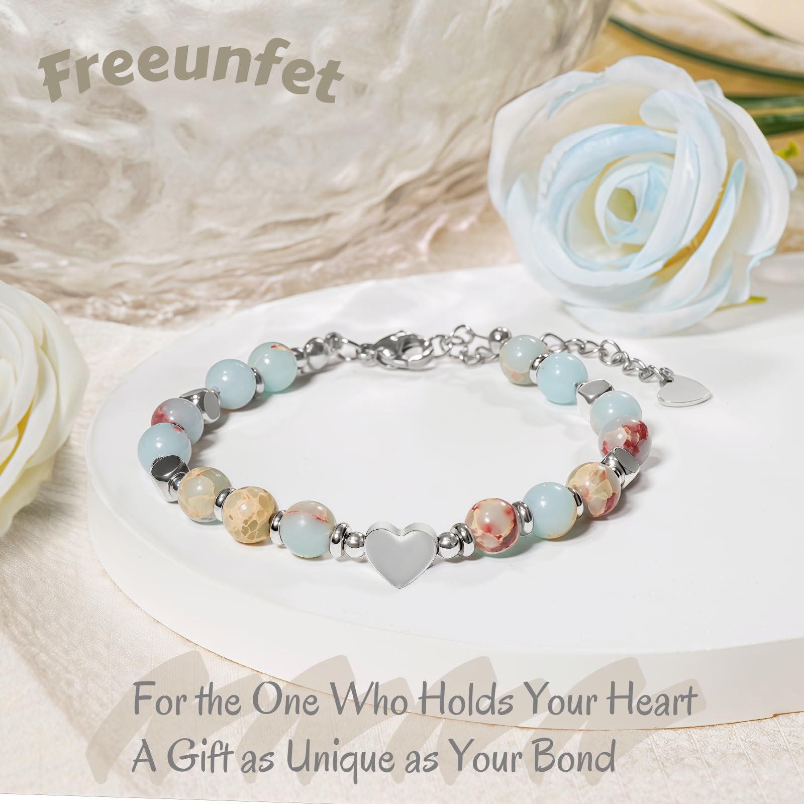 Women's Beaded Stretch Bracelets - Inspirational Sometimes You Forget You're Awesome Friendship Jewelry, Dainty Birthday Gift for Best Friends, Mom, Sister, Daughter