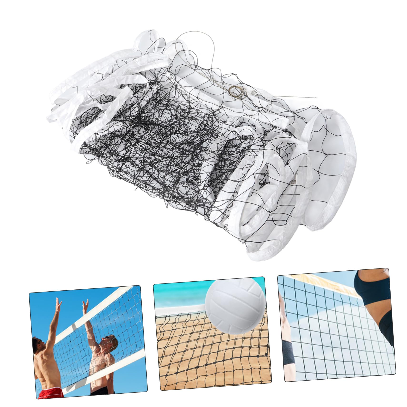 Kisangel Red De Voleibol Alta Resistencia Portátil para Exteriores e Interiores Reforzada para Piscina y Patio