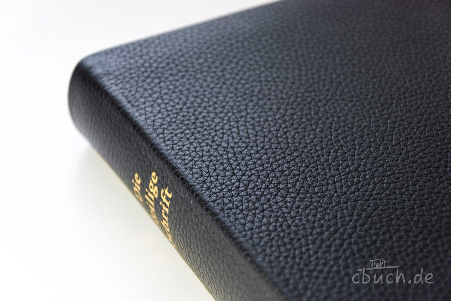 Die Bibel - Großausgabe (Leder): Elberfelder Überarbeitung 2003, Edition CSV-Hückeswagen, Hausbibel, feines Kalbsleder, schwarz, flexibel, Goldschnitt, mit Karten