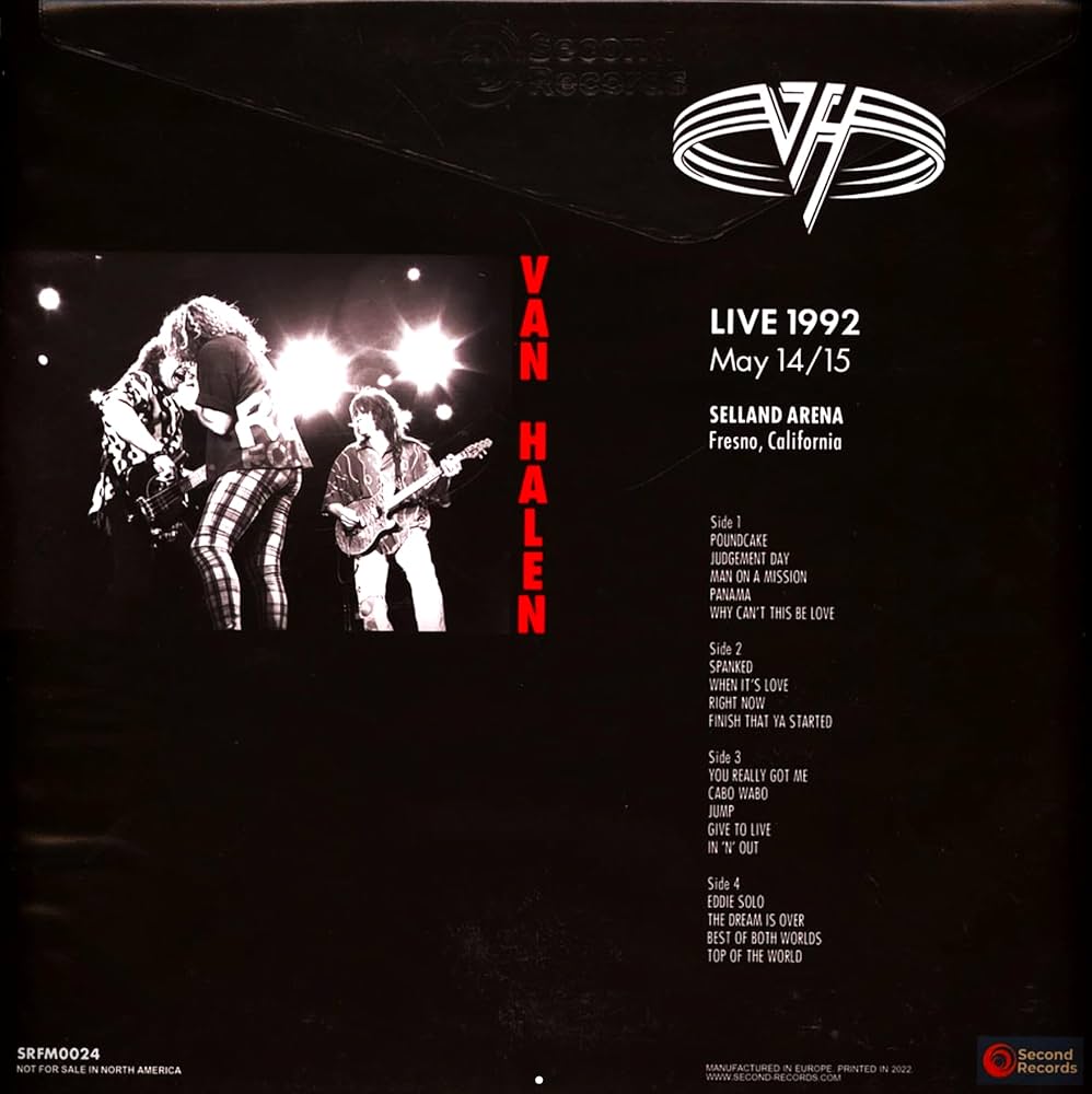 Amazon.com: Van Halen - Live At The Selland Arena, Fresno Ca, May