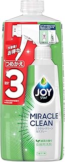 ジョイ ミラクルクリーン 泡スプレー 食器用洗剤 緑茶の香り 詰め替え 大容量 3回分 690 ミリリットル