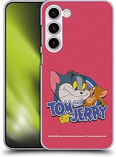 Head Case Designs Officially Licensed Tom and Jerry Classic Typography Art Hard Back Case Compatible with Samsung Galaxy S23+ 5G