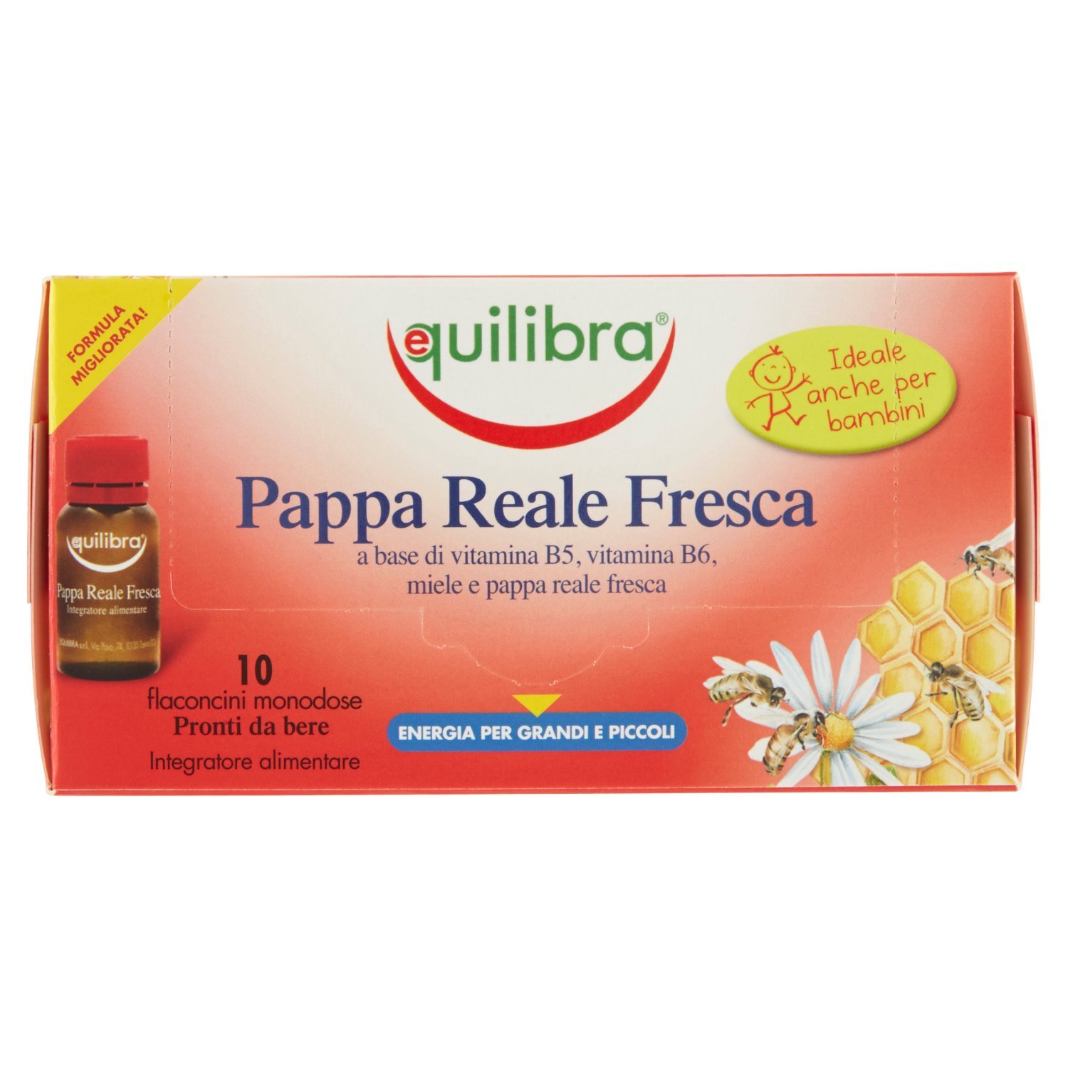 Equilibra Pappa Reale Fresca 10 Flaconcini, 150ml