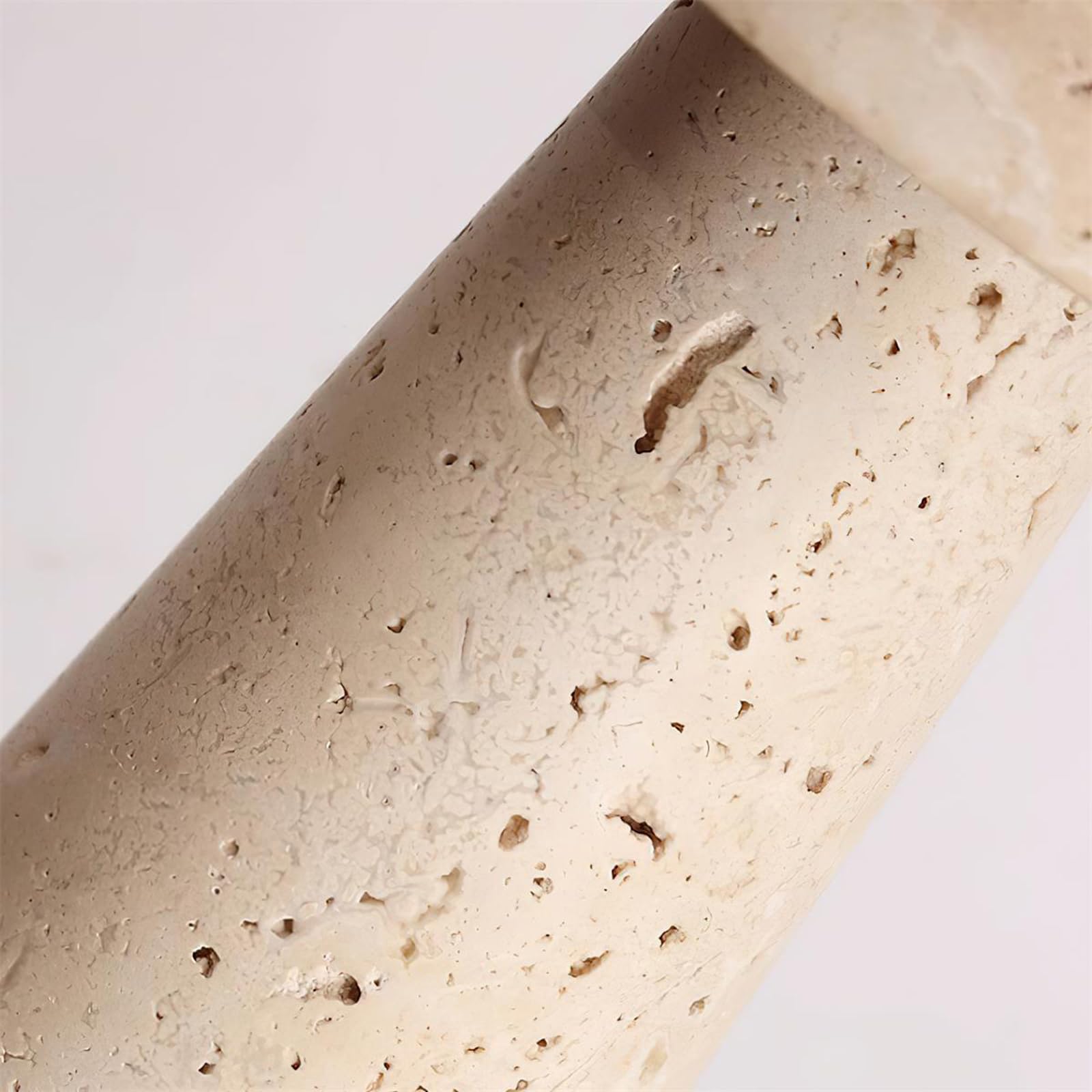 Lampa Stołowa Z Naturalnego Trawertynu, Lampa Biurkowa Z Kamienia W Stylu Minimalistycznym W Duchu Wabi-sabi, ściemnialna Lampka Nocna, Rzeźba Artystyczna Jako Dekoracja Do Sypialni Salonu Przedpokoju