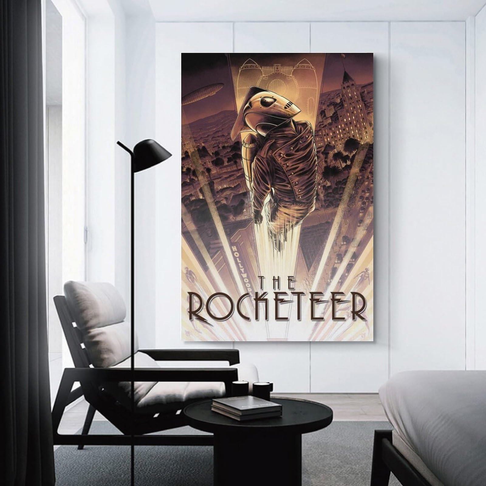 Amazon.co.jp: The Rocketeer 映画ポスター ロケッティア キャンバス 