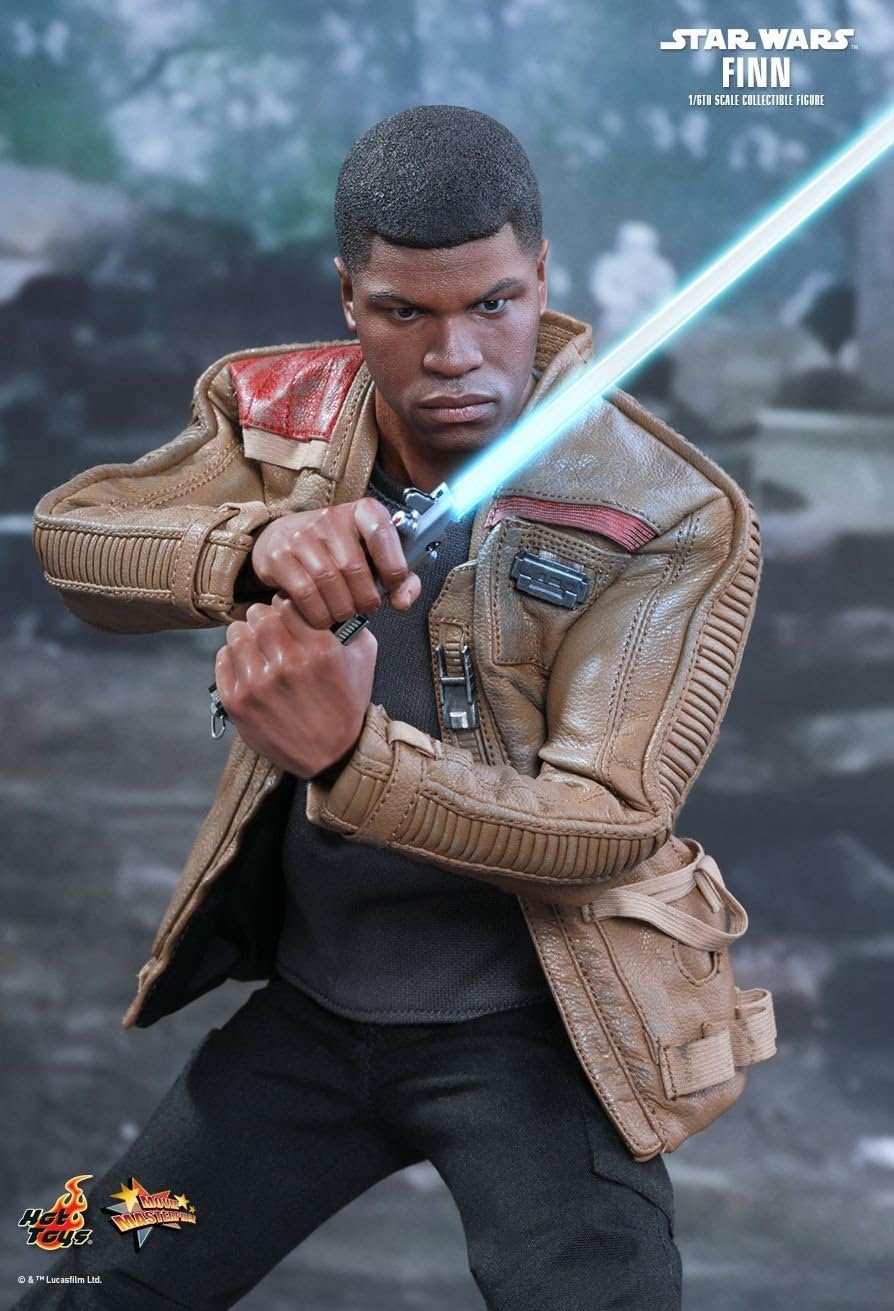 Star Wars The Force Awakens Finn and First Order Riot Control Stormtrooper 1/6 Collectible Figure (Hot Toys)