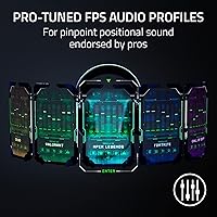 Vista 17 de Razer BlackShark V2 Pro Auriculares inalámbricos para juegos: sonido envolvente espacial THX 7.1, controladores de 1.97 pulgadas, micrófono Negro