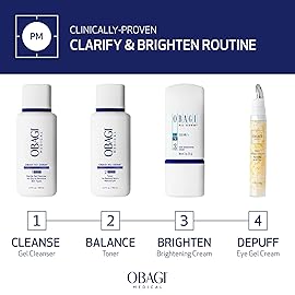 Obagi Nu-Derm Clear Fx - Skin Brightening and Evening Cream with Arbutin, Vitamin C and Lactic Acid - Two Pack, 2 * 2 oz