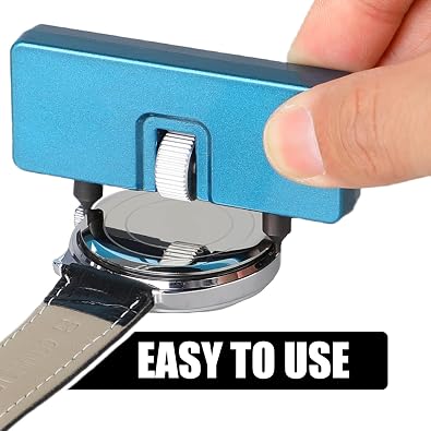 Watch Battery Replacement Tool, Professional Watch Back Removal Tool Kit for Rotate Open Watch Cover, Watch Opening Tool Watch Case Opener Screw Wrench Repair Tool for Watchmaker and Beginner