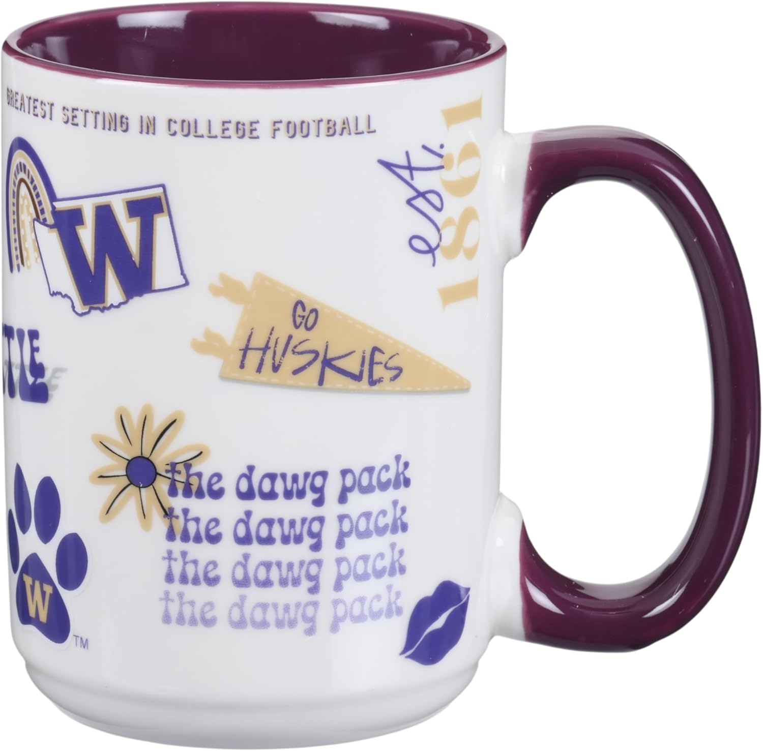 The Memory Company | Licensed NCAA 15oz Wood Handle Mug