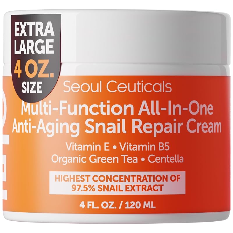 SeoulCeuticals Hidratante facial com mucina de caracol 97% 120 g