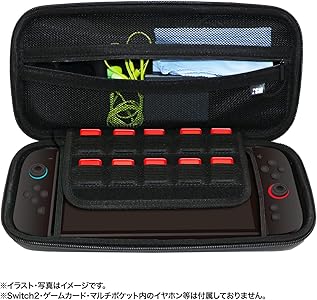 Amazon.co.jp: [イズム] 収納ポーチ Nintendo Switch2 ブラック