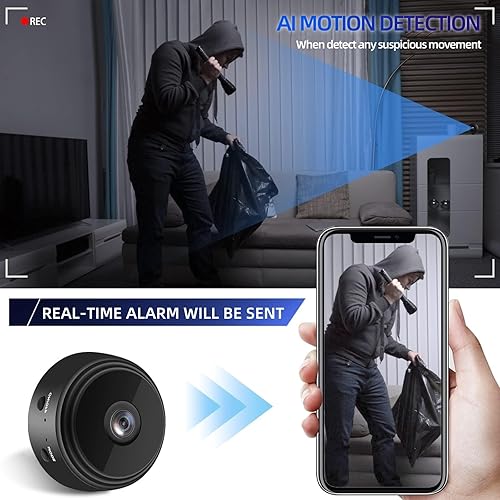 Miniatura 8 de Camaras Espias Ocultas Mini cámara espía oculta con video, cámara inalámbrica oculta, cámaras de vigilancia de seguridad para el hogar 1080P