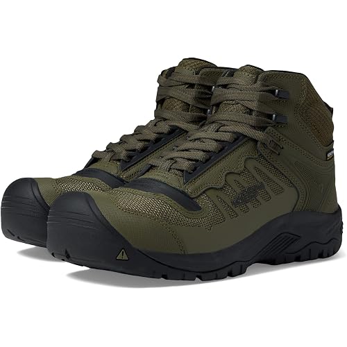 KEEN Utility Men's Reno Mid Height Composite Toe Waterproof Work Boots