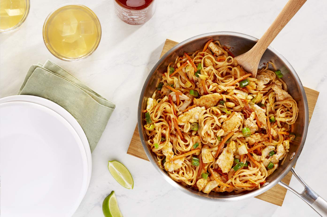 Amazon Kitchen, Chicken Pad Thai, No-Prep Kit for 2, 28 oz