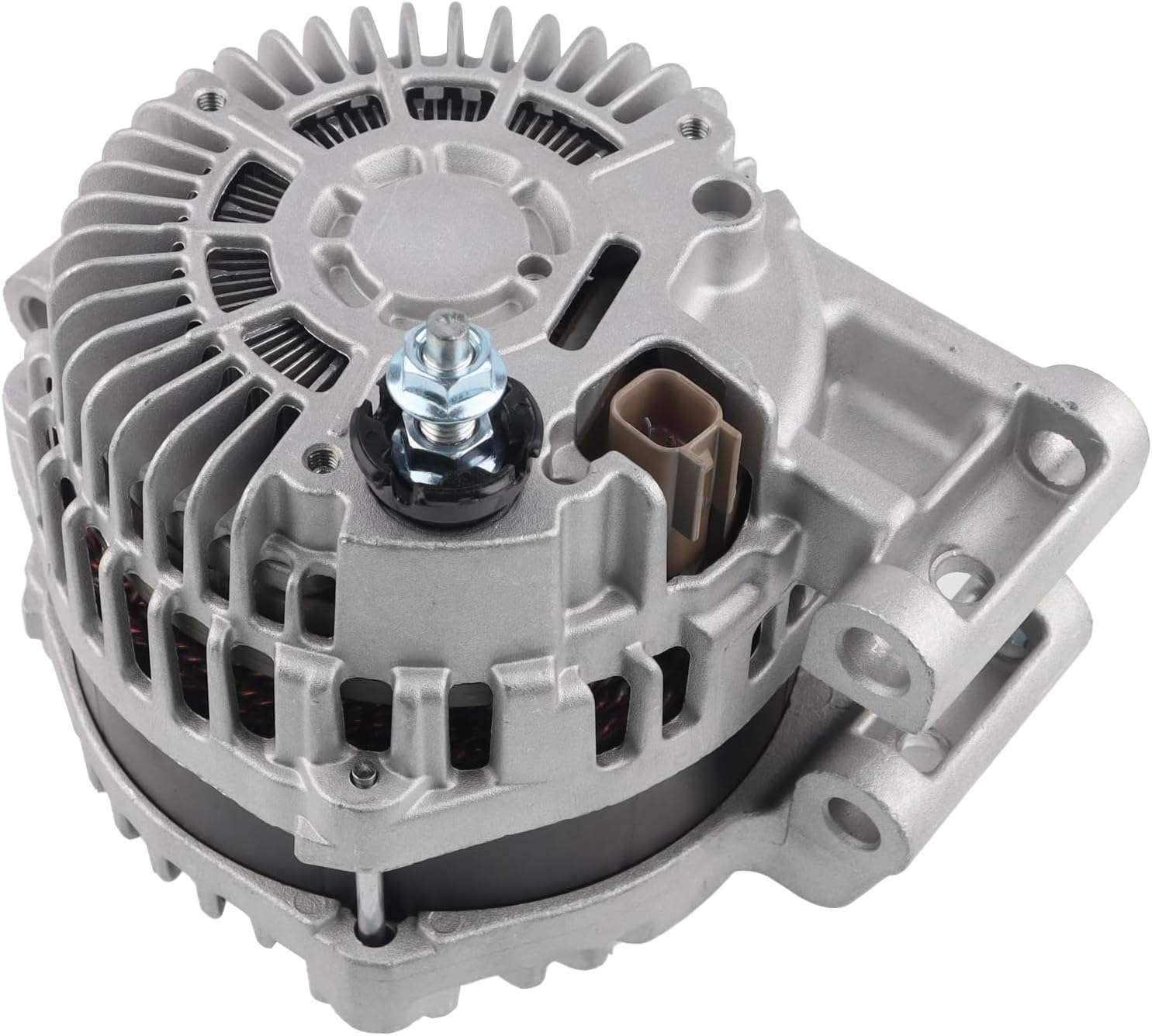 FEIDKS Alternator Compatible with Jeep Cherokee 2014-19; Compass 17-2022; Renegade 15-2021; Chrysler 200 15-2017; ProMaster City 15-2022 & Fiat 500X 2.4L 16-2018 Replace# 56029624AB