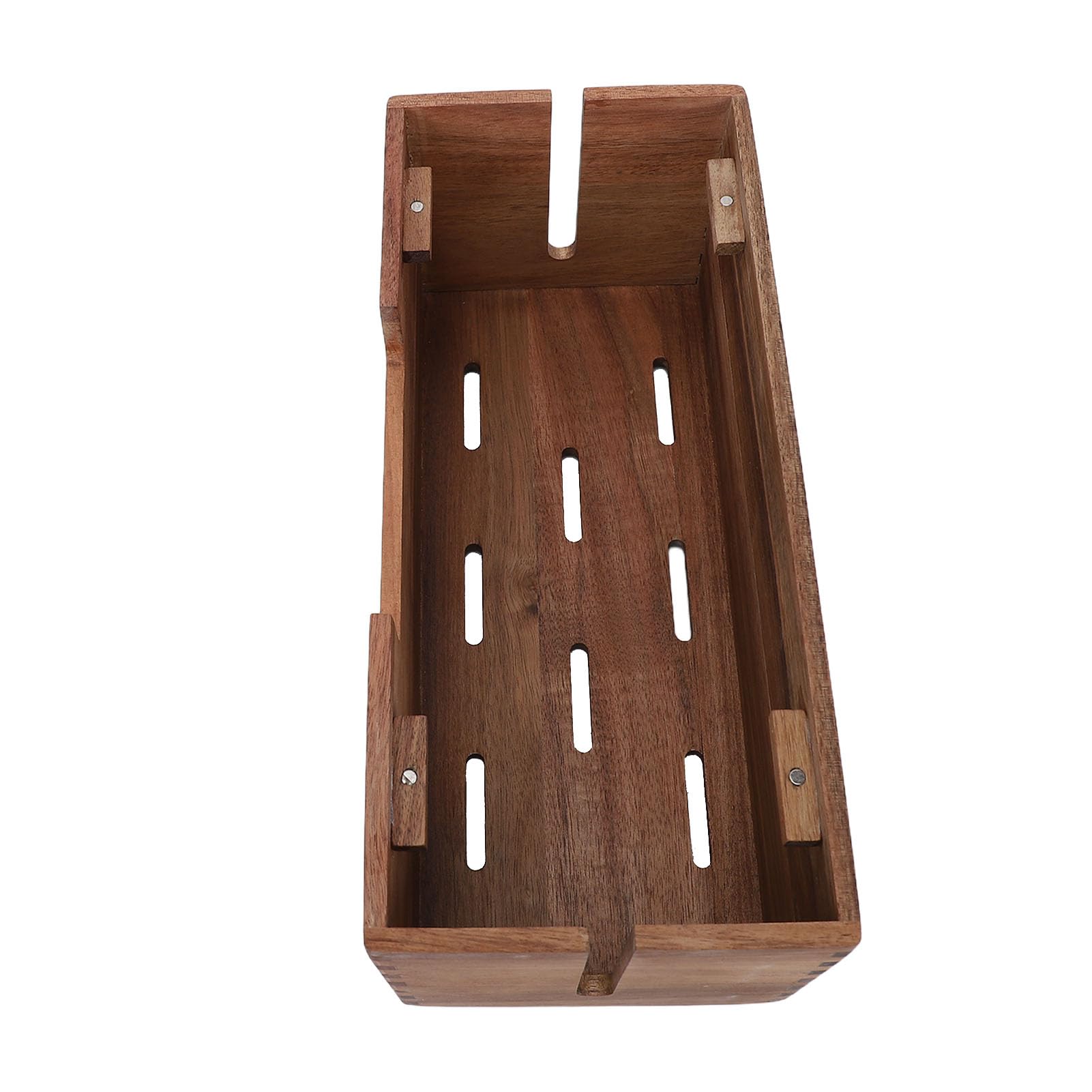 Generic Kabelmanagementbox aus Holz, Eleganter Kordel-Concealer-Organizer für Büroschreibtische und Heimstudios, 32 X 14 X 13 cm