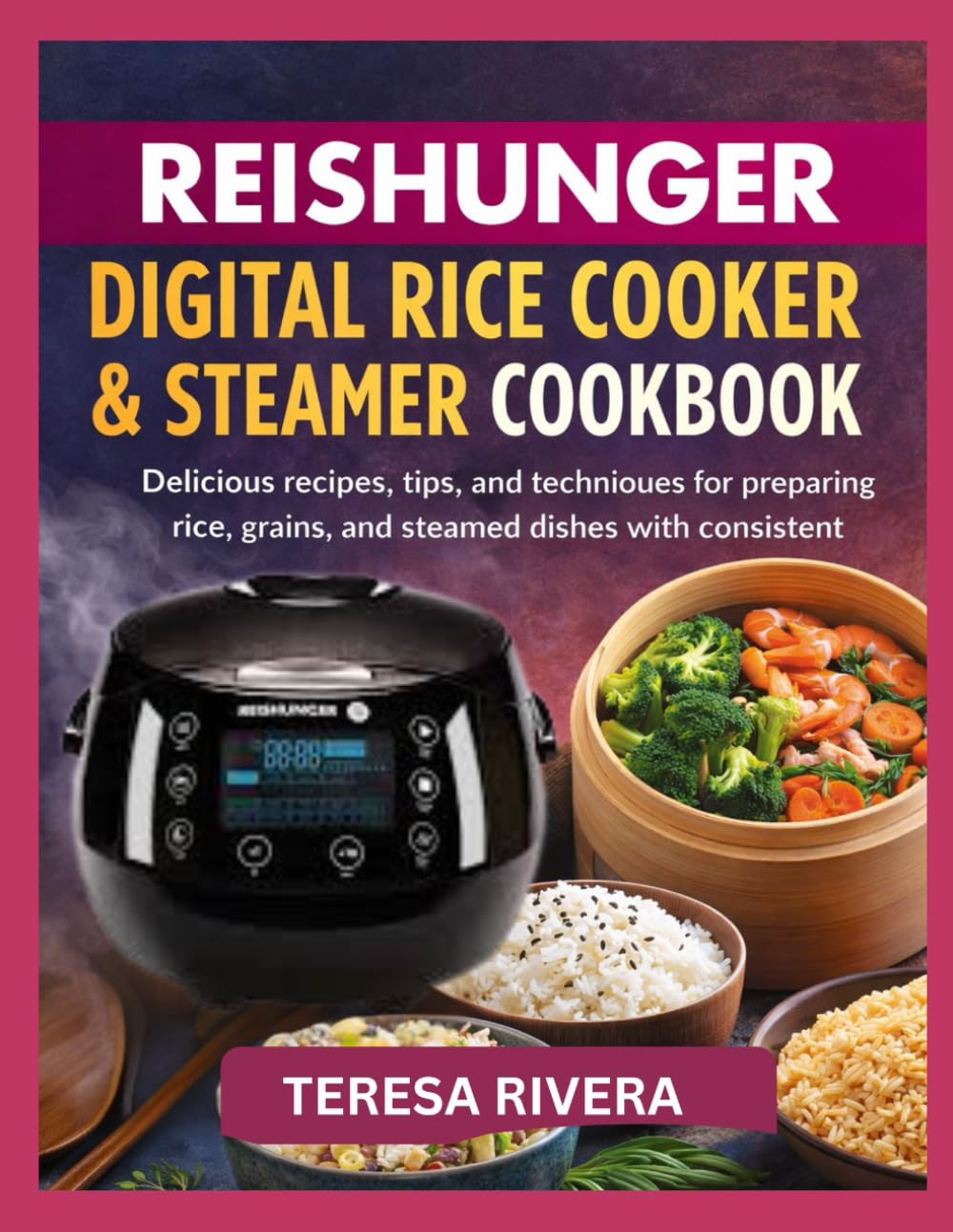REISHUNGER DIGITAL RICE COOKER & STEAMER COOKBOOK: Delicious recipes, tips, and techniques for preparing rice, grains, and steamed dishes with consistent results