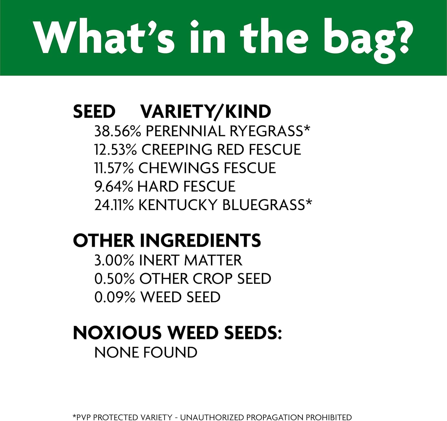 Scotts Professional Turfgrass Seed Sun and Shade Mix - Uncoated, 99.9% Weed Free, Bulk Grass Seed, 50 lb.