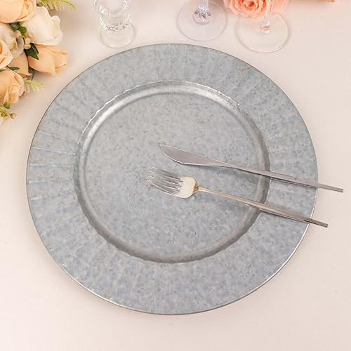 Efavormart - Cubo redondo de metal galvanizado rústico de 10.0in con asas doradas, florero, bodas temáticas, granja y cubo de hielo Efavormart - Cubo redondo de metal galvanizado rústico de 10.0in con asas doradas, florero, bodas temáticas, granja y cubo de hielo