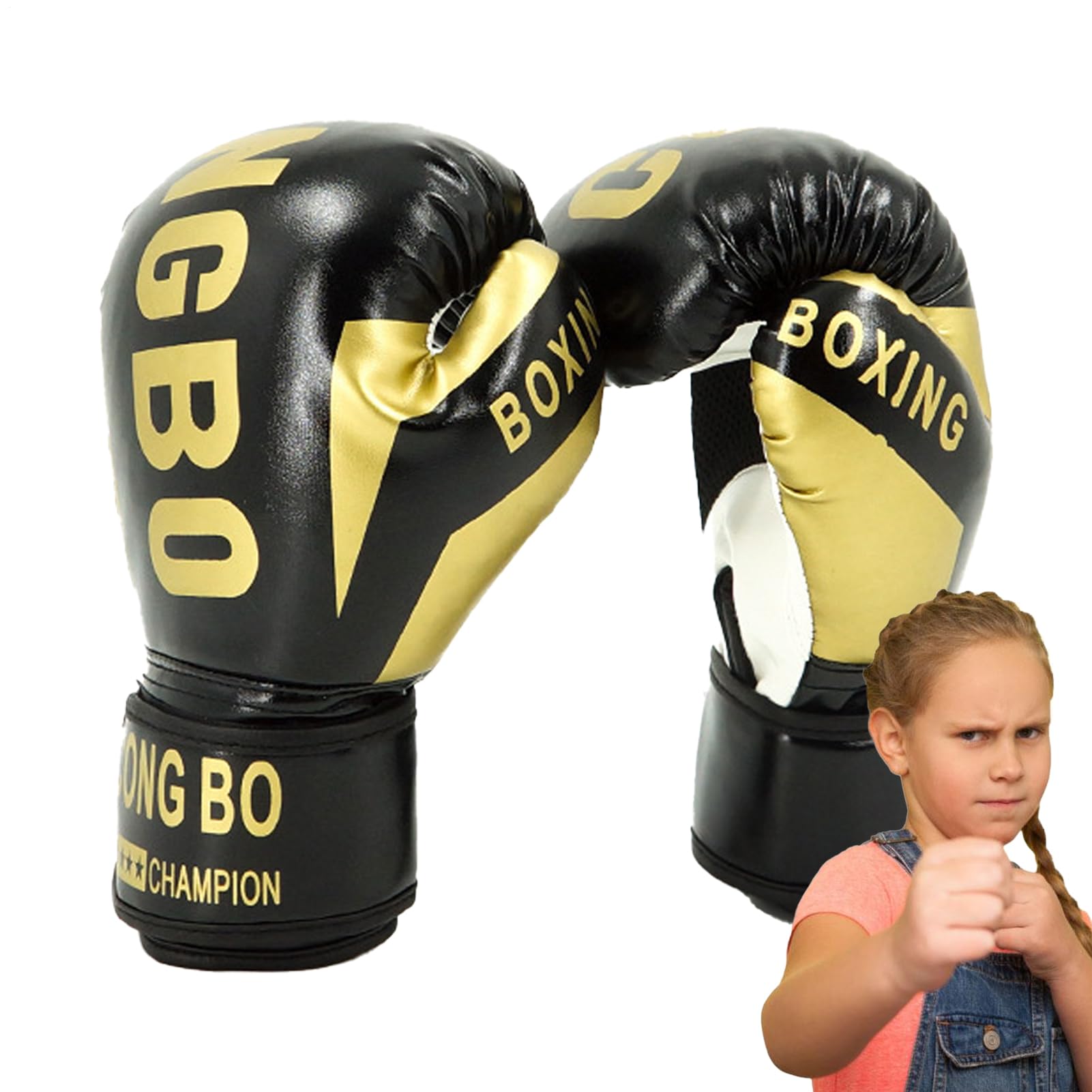 Boxing Gloves - Boxing Gloves for Children, Children's Boxings - Training Glove 6oz for Boys & Girls, Padded Kickboxing Glove, Fist Protection for Punching Bag, Martial Arts, Muay Thai & Defense