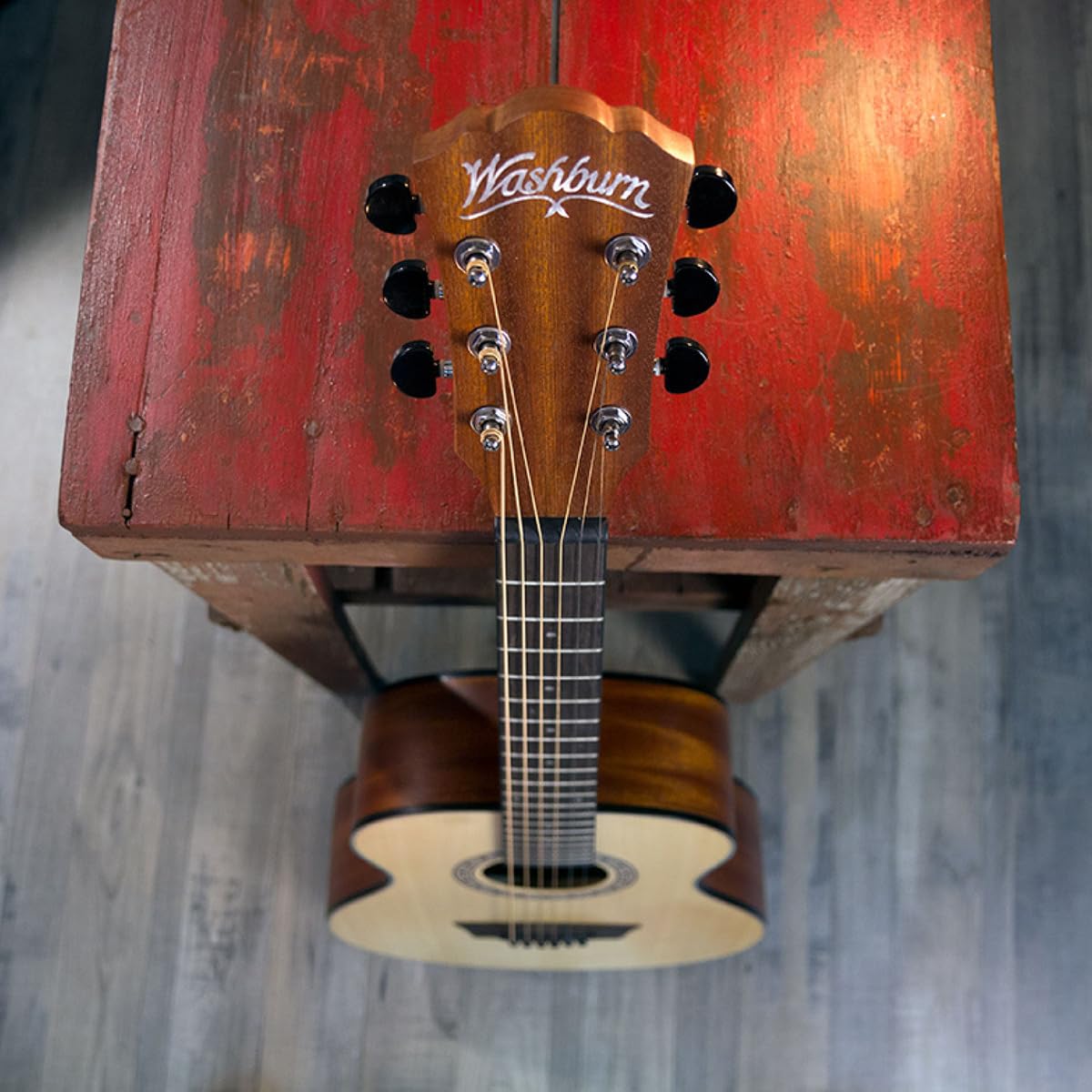 Amazon.com: Washburn Apprentice G-Mini 5 with Gig Bag, Acoustic