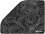 ATTACK SHARK CM02 Tapis de souris de jeux pour Esports Speed Grande souris pour bureau étanche Bords de surface pointillés et anti-dérapant en caoutchouc Taille de base L stratifié 17.32” x 15.75” x 0.16” Orange