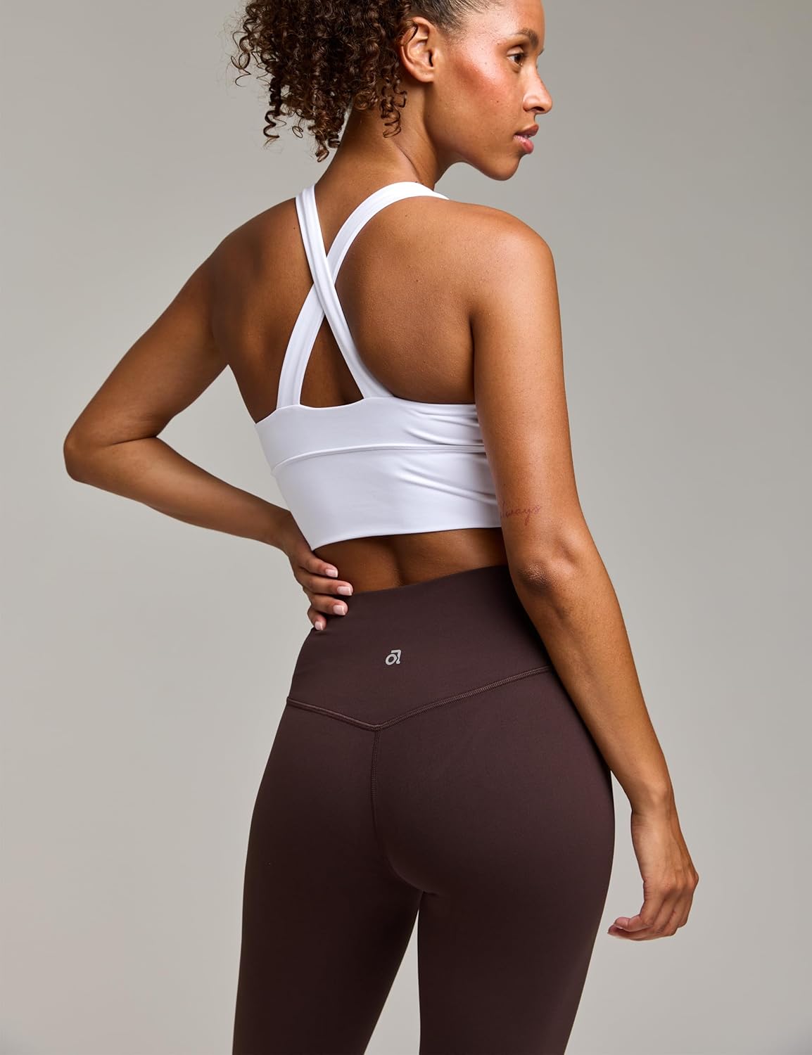 Women's High Waisted No Front Seam Thick Yoga Leggings 25'' Buttery Soft Squat Proof Gym Athletic Workout Pants - Image 4