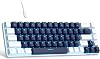 MageGee Portable 60% Mechanical Gaming Keyboard MK-Box LED Backlight Compact 68 Keys Mini Wired Office Keyboard with Blue Switch for Windows Laptop PC Mac - BlueWhite