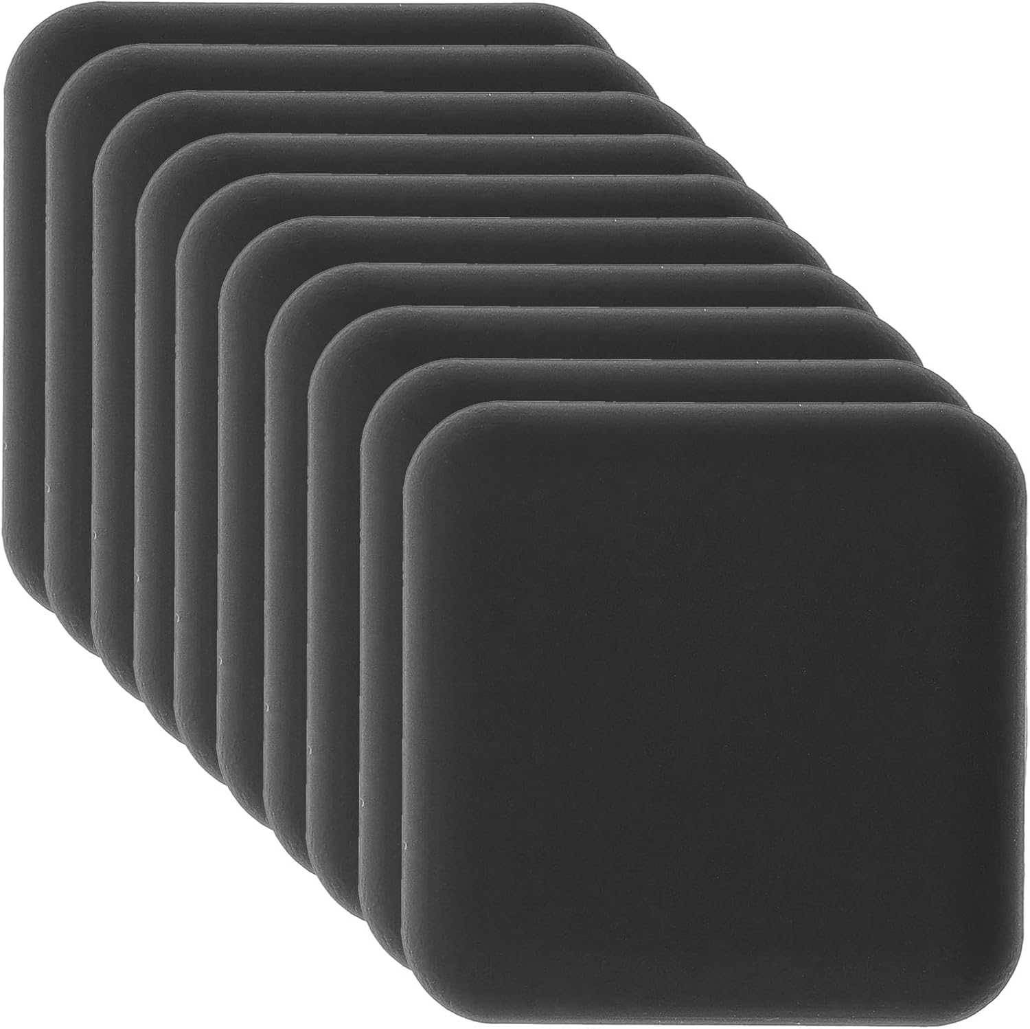 VALICLUD 10pcs Black Silicone Door Stopper Pads Wall Bumper Guards Adhesive Door Handle Protector for Home Noise Reduction and Impact Cushioning