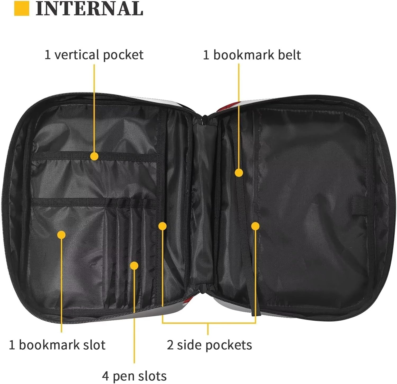 COEQINE Bible Cover For Boys Baseball Large Capacity Bible Cover for Men Women With Handles Bible Book Cover Bible Study Supplies