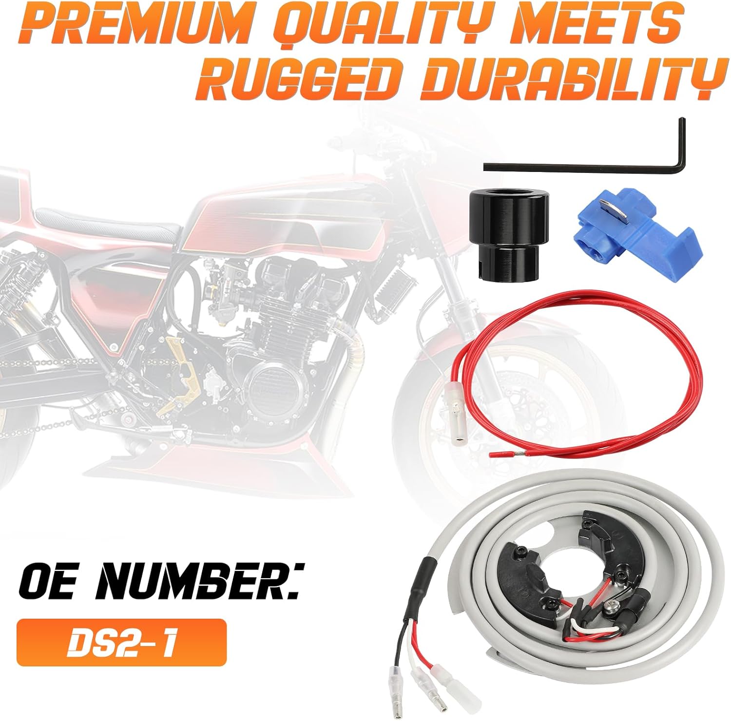 DS2-1 Electronic Ignition System Fit for Kawasaki KZ1000A KZ1000C KZ1000D KZ1000E KZ1000G KZ1000J KZ1000 RKZ1100A KZ900 Z1