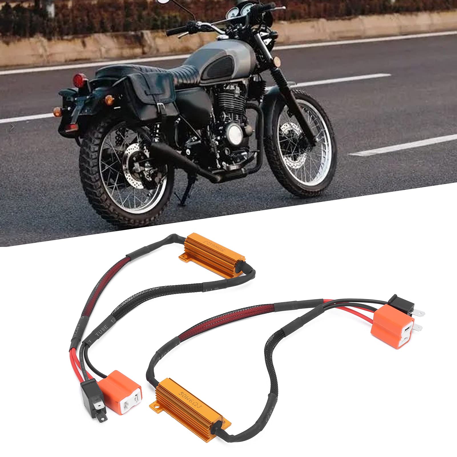 2 Szt. Rezystor Obciążenia LED, H7 50W 12-15V LED światła Przeciwmgielne Wolne Od Błędów Dekoder, Auto Reflektor Samochodowy Przeciw Migotaniu Do Modyfikacji Samochodu