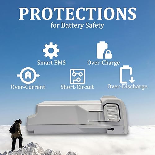 Miniatura 4 de Mini 4 Pro Batería para DJI, 3850mAh-7.38V Batería de Vuelo Inteligente Plus para DJI Mini 3 Pro Series Drone Reemplazo