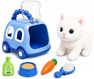 Oyuncak Sesli Işıklı Yürüyen Hareketli Köpek Kedi 