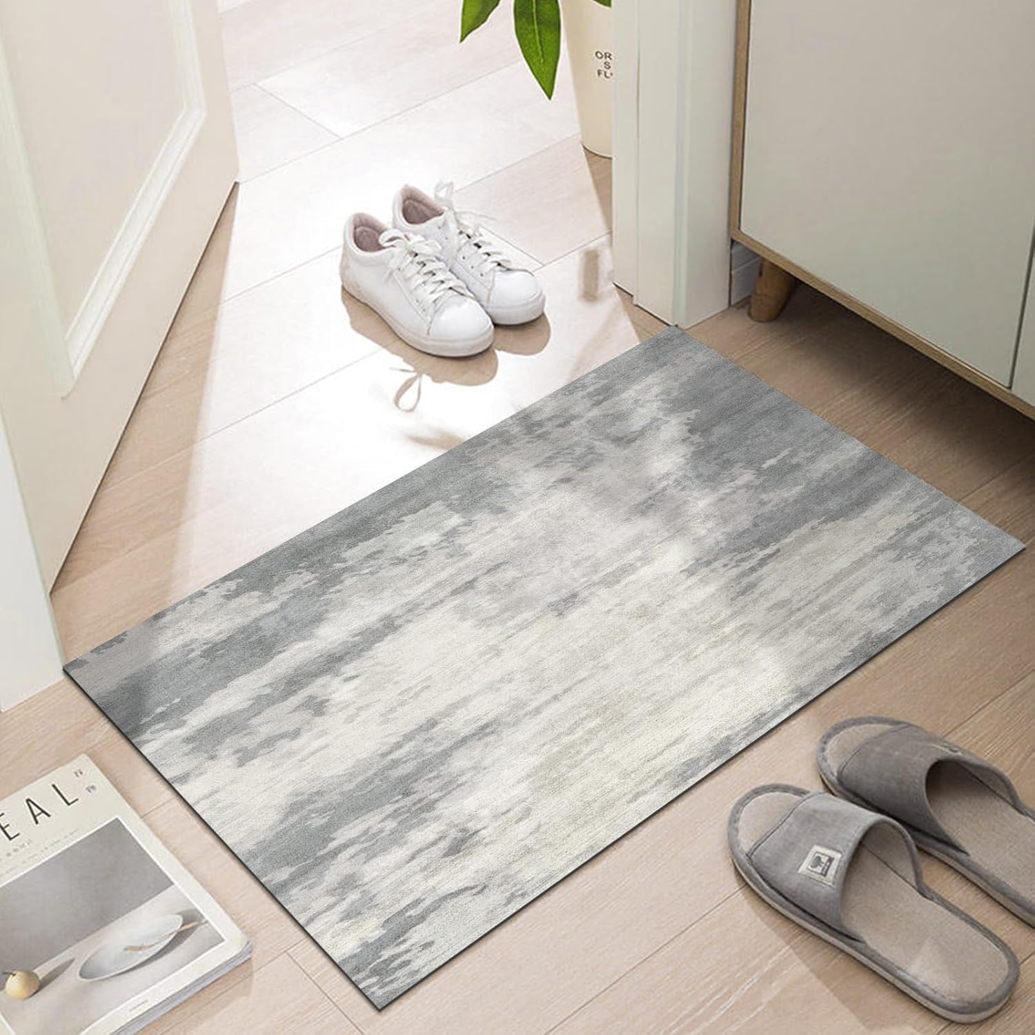 LYGLIGH Thin Door Mat Bathroom Rugs Entryway Rugs Ultra