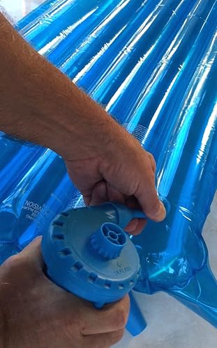 Miniatura 6 de Bomba de aire para inflables, infladordeflector eléctrico de llenado rápido de 1000 LPM con 3 boquillas, portátil para flotadores de lago, balsas de