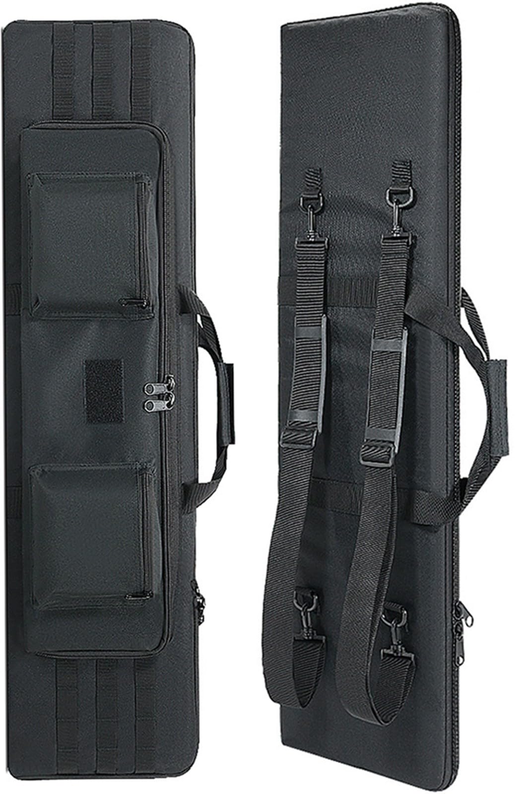 Maletin Arma Larga,Rifle Airsoft Bolsa Táctica Fundas Para Arma,Estuche Para Rifle Táctico Para Armacon,Correa De Hombro Extraíble Bolsa De Transporte,Con Sistema MOLLE Para Caza Disparando 100cm