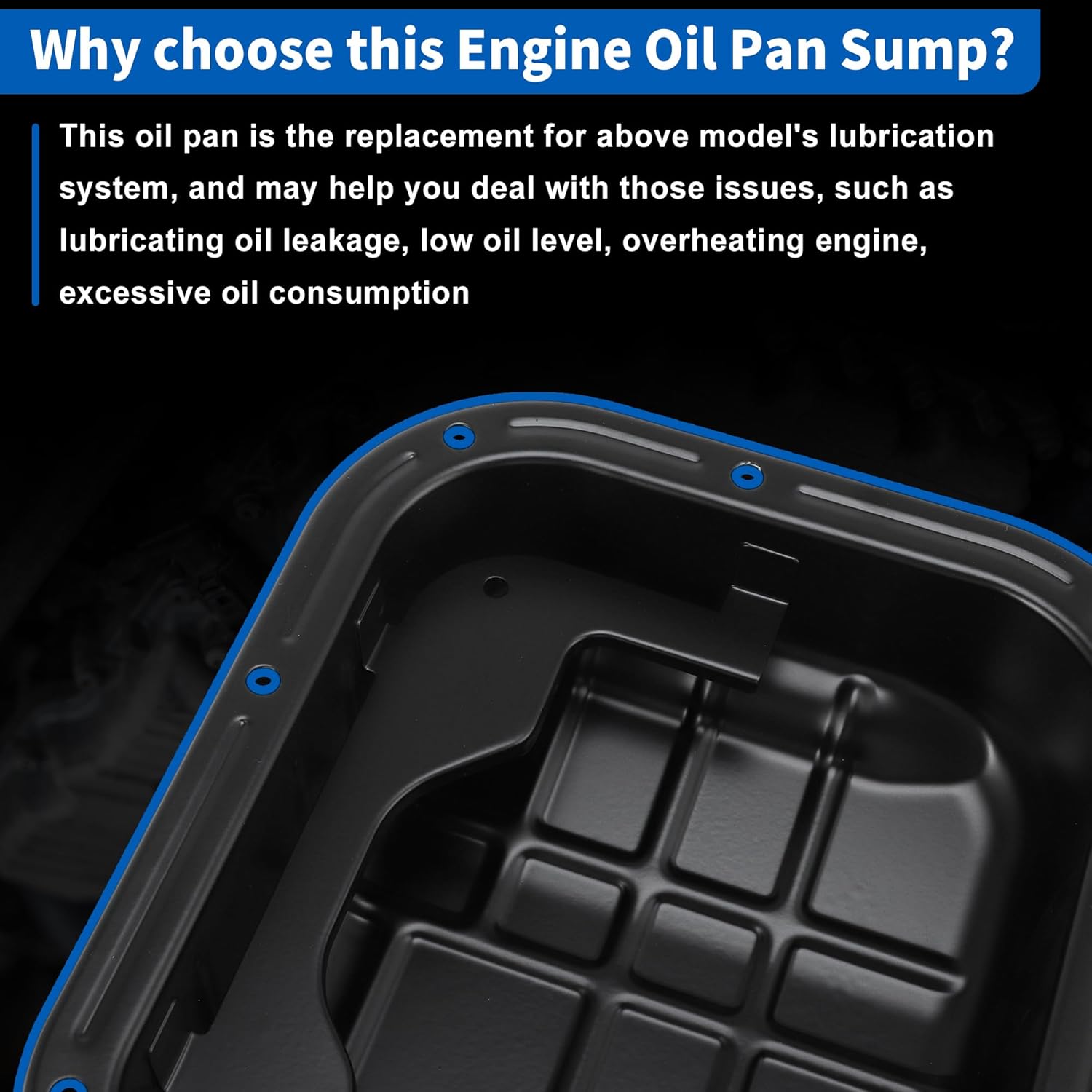 Engine Oil Pan Sump with Drain Plug for Nissan Pathfinder 2017-2020 Engine Oil Gasket for Infiniti QX60 2017-2020 Transmission Oil Pan Cover No.111106KA0B Iron