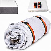 kingwwy Space-Saving Mattress Vacuum Bag, Large Vacuum Seal Compression Storage Bag, Heavy Duty Mattress Moving Bag for Foam & Latex Mattress, Moving and Home Storage，M(120×230cm/47.2×90.6in)