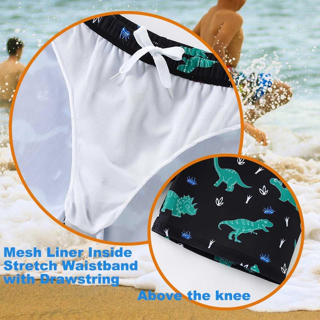 Boys Swim Trunks Quick Dry Board Shorts Swimwear Trunks Hawaii Beach Swimsuit Toddler Bathing Suit Bottom Kid 2-8Years