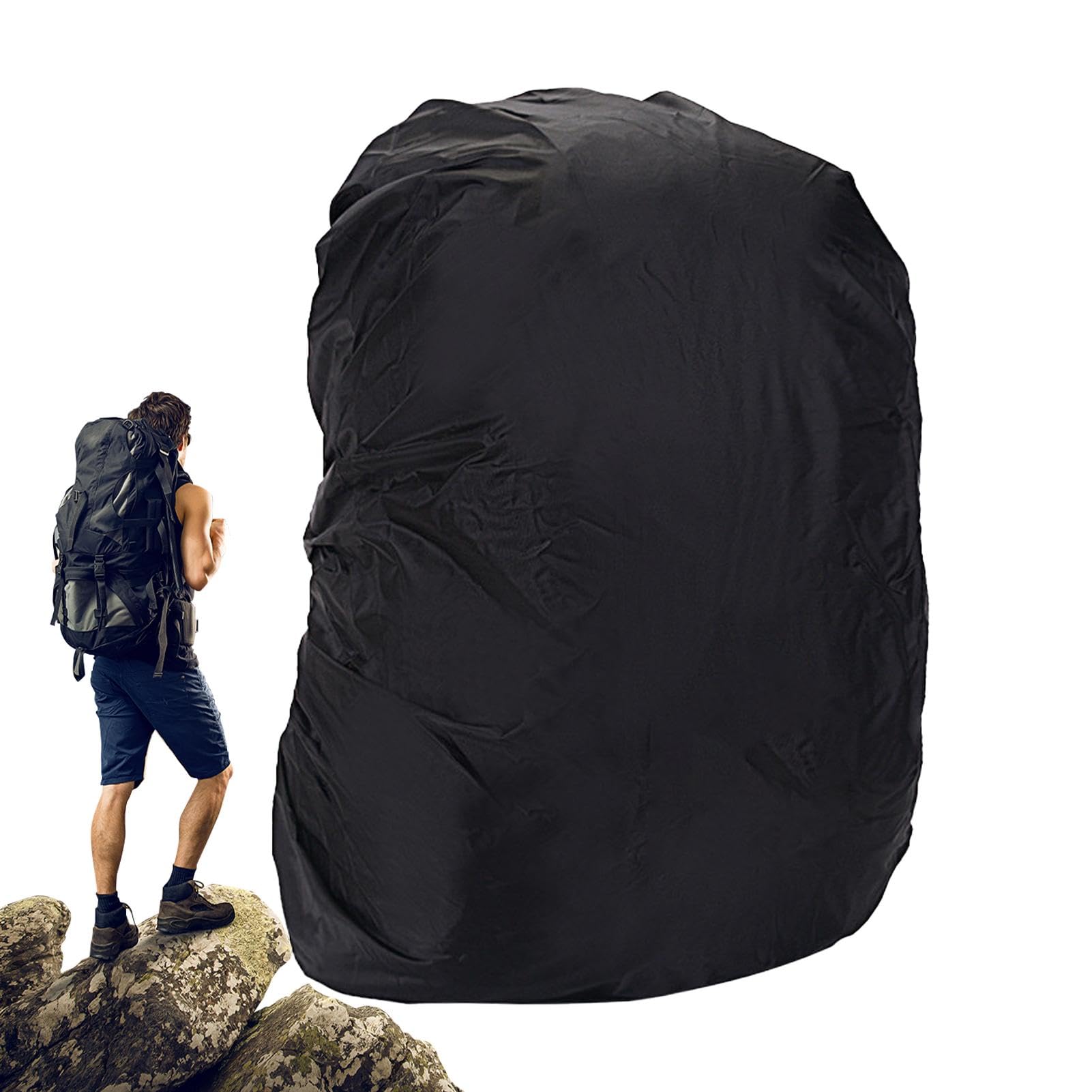 Rugzak Regenhoes, 15-90L Waterdichte Rugzak Cover met Reflecterende voor Wandelen Camping Reizen Fietsen
