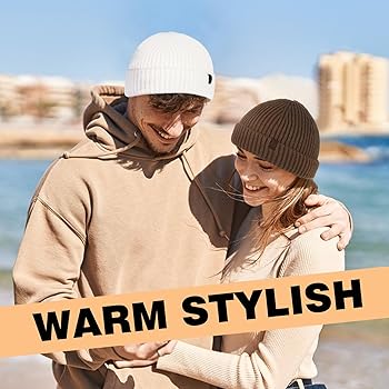 Trawler Beanie Hat - Short Fisherman Style Skull Cap For Cold Weather